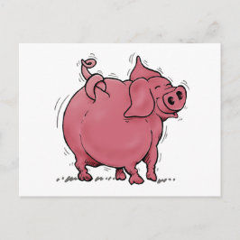 Pig Knot Postkarte