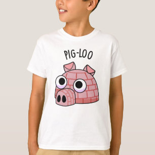 Pig-loo Funny Iglu Pun T-Shirt