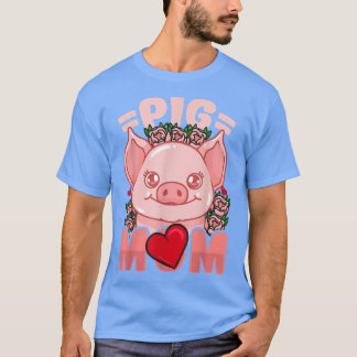 Pig Mama Mama Bauer T-Shirt