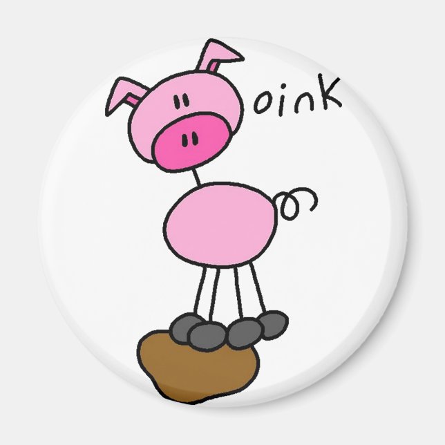 Pig Oink Magnet (Vorne)