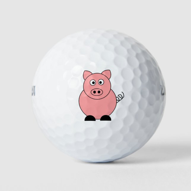 Pig Pack von Golf Balls Golfball (Vorderseite)