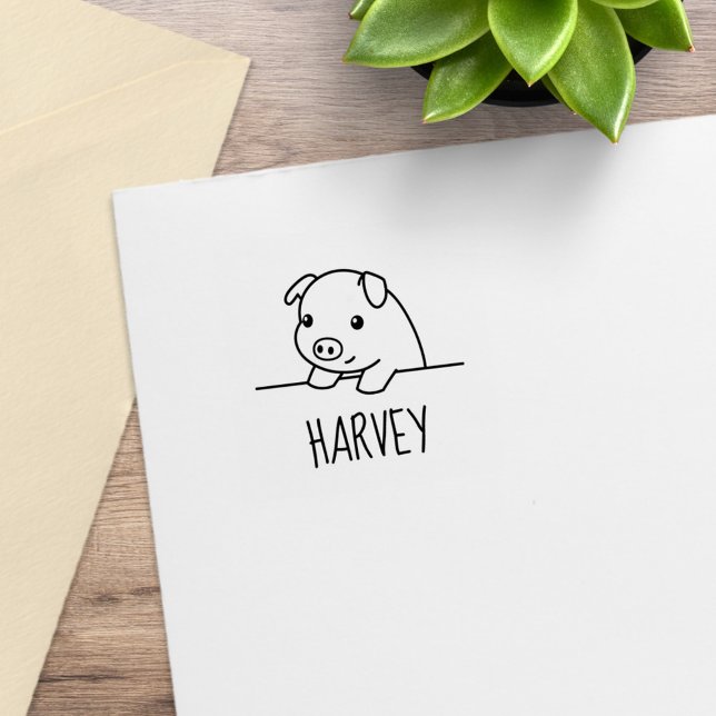 Pig Peekout 1x1 Gummistempel (Von Creator hochgeladen)