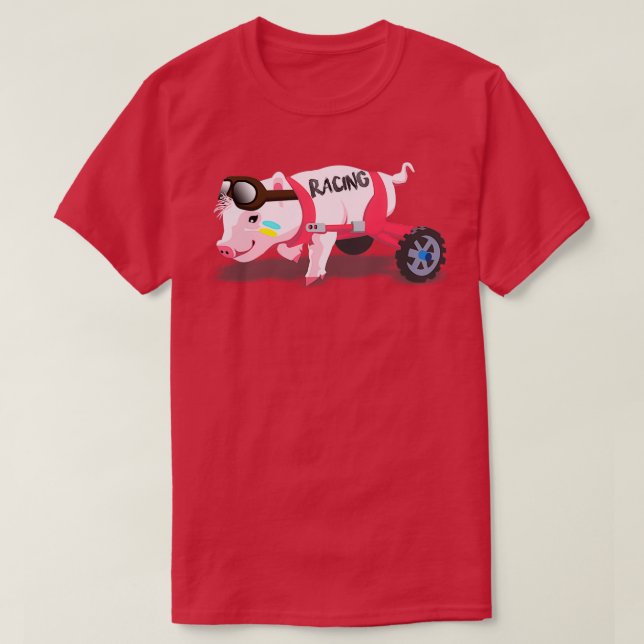 Pig Racing T-Shirt (Design vorne)
