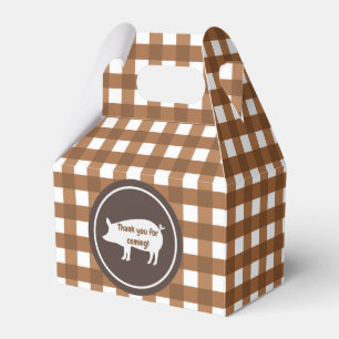 Pig Roast Dankeschön Party Box Geschenkschachtel