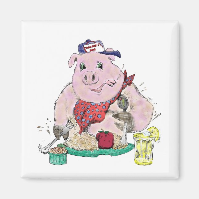 Pig Roast Magnet (Vorne)