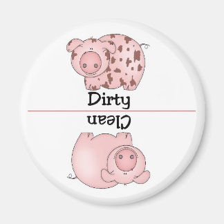 Pig Sauberes Geschirrspüler Magnet