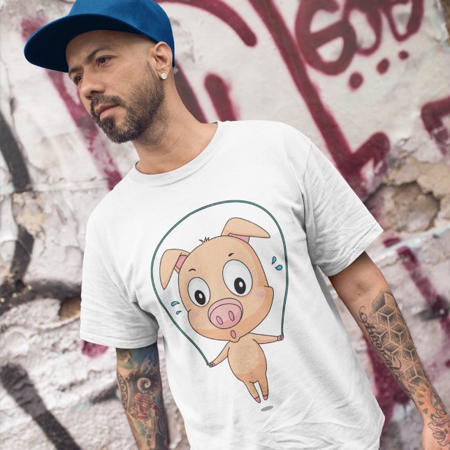 Pig Skipping T - Shirt (Von Creator hochgeladen)