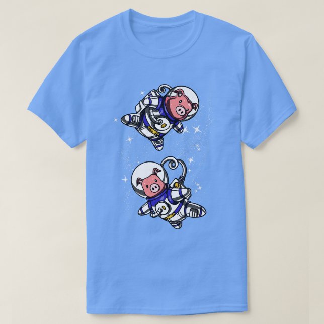 Pig Space Astronaut T-Shirt (Design vorne)