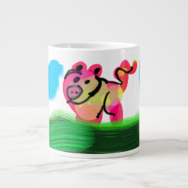 Pig spring Jumbo-Tasse