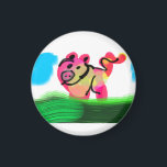 Pig spring  magnet<br><div class="desc">Pig spring</div>