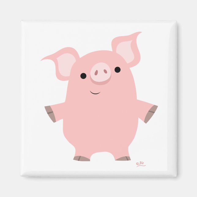 Pig stehender Aufwärtsmagnet Magnet (Vorne)