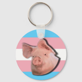 Pig trans-Stolz-Schlüsselanhänger Schlüsselanhänger