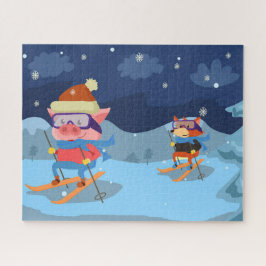 Pig und Fox Skipuzzle