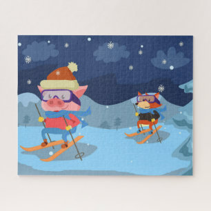 Pig und Fox Skipuzzle