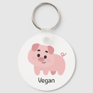 Pig Vegan Schlüsselanhänger