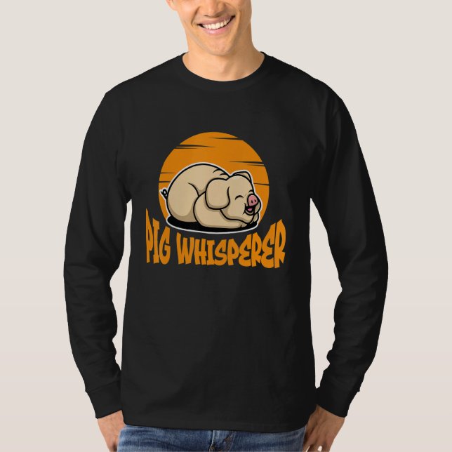 Pig Whisperer, Hog Lover, Cute Farmer, Funny Anima T-Shirt (Vorderseite)