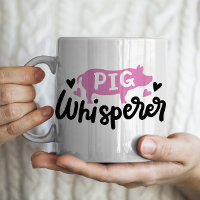 Pig Whisperer lustige Schweine Tasse
