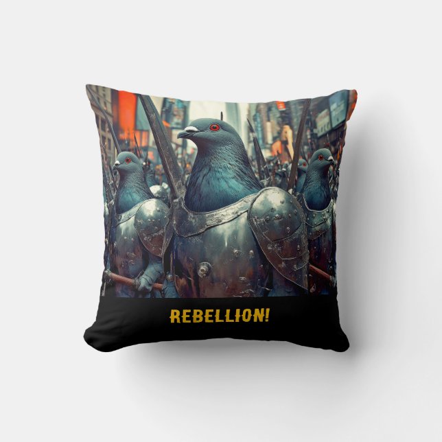 Pigeon Army Kissen (Vorderseite)
