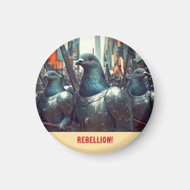 Pigeon Army Magnet (Vorne)