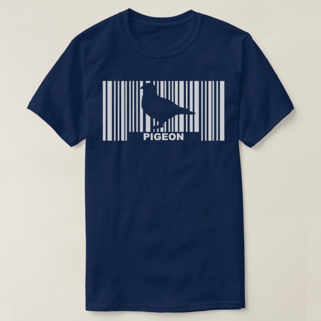 Pigeon Barcode 2 T-Shirt (Design vorne)