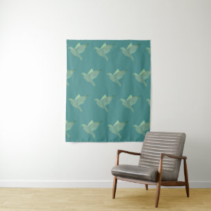 Pigeon, Dessin vectoriel de colombe Tapisserie mur