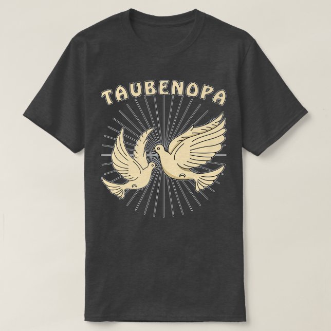 Pigeon Grandpa T-Shirt (Design vorne)