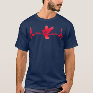 Pigeon Heartbeat Junting Xmas Gift T-Shirt