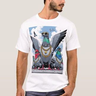 Pigeon Hood 3 T-Shirt
