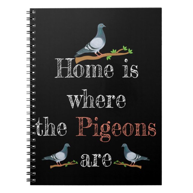 Pigeon Lover Pigeon Racing Gift Pigeon Zucht Notizblock (Vorderseite)