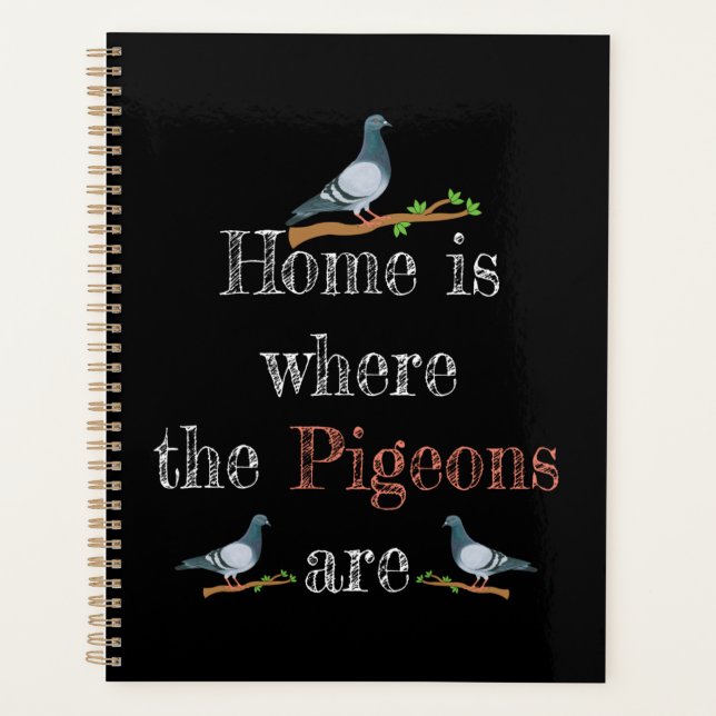 Pigeon Lover Pigeon Racing Gift Pigeon Zucht Planer (Vorderseite)