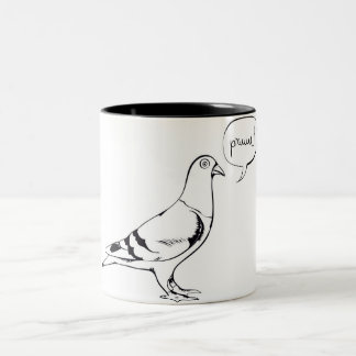 Pigeon Mug Zweifarbige Tasse