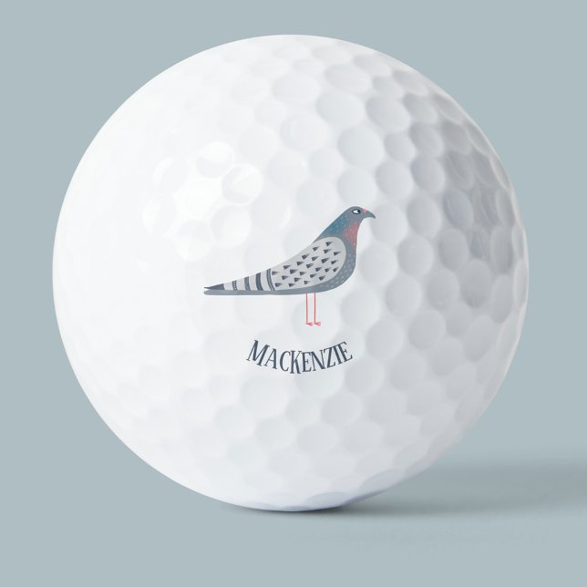 Pigeon Personalisiert Golf Balls Golfball (Von Creator hochgeladen)