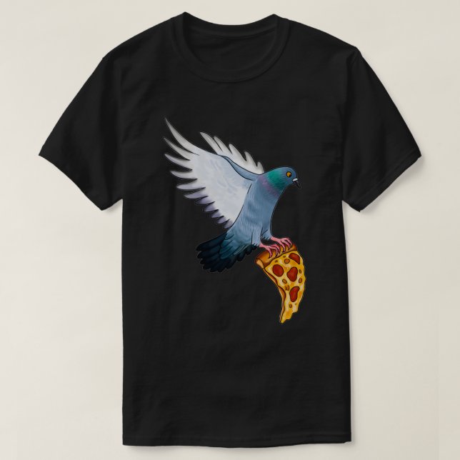 Pigeon Pizza T-Shirt (Design vorne)