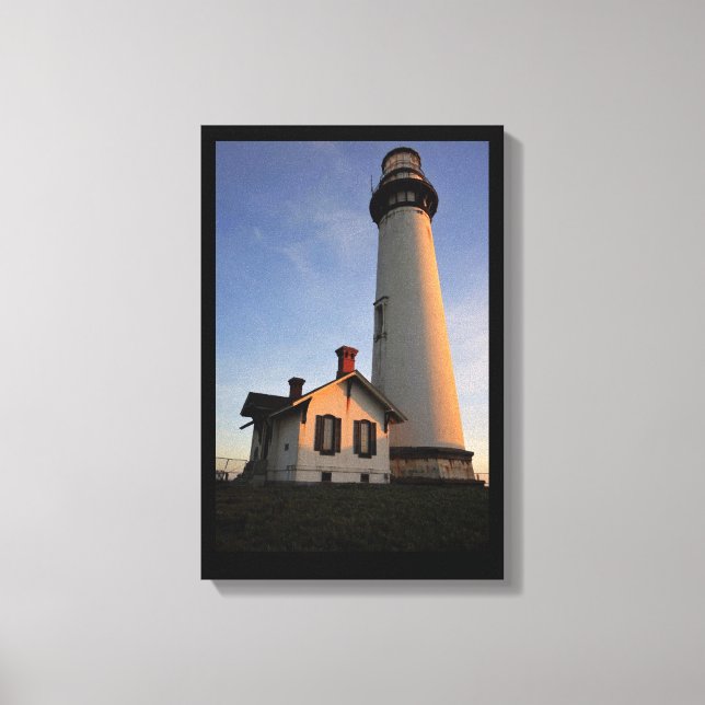 Pigeon Point Lighthouse California Coast Leinwanddruck (Vorderseite)
