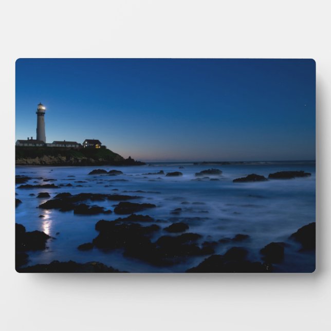 Pigeon Point Lighthouse | Halbe Mondbucht, Ca Fotoplatte (Vorderseite)