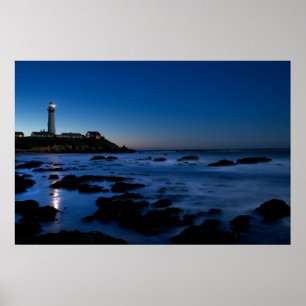Pigeon Point Lighthouse   Halbe Mondbucht, Ca Poster
