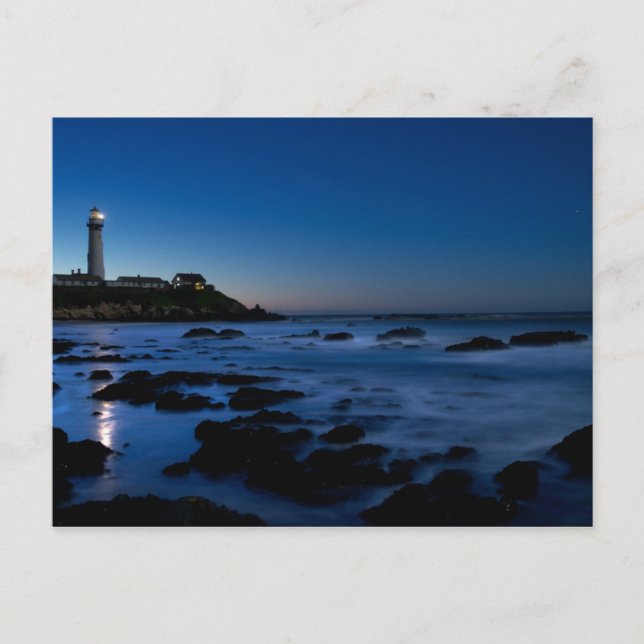 Pigeon Point Lighthouse | Halbe Mondbucht, Ca Postkarte (Vorderseite)