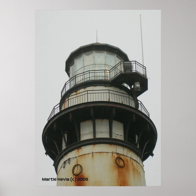 "Pigeon Point Lighthouse" Print Poster (Vorne)