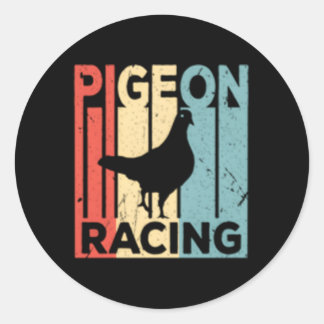 Pigeon Racing Runder Aufkleber