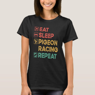 Pigeon Racing Taube Fancier Bird Racing Breedin T-Shirt