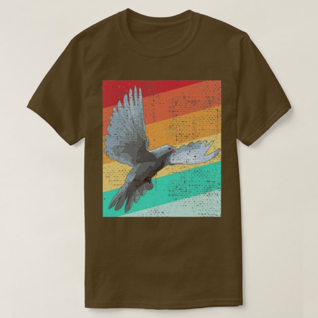 Pigeon Retro-Taubenzucht 1 T-Shirt (Design vorne)