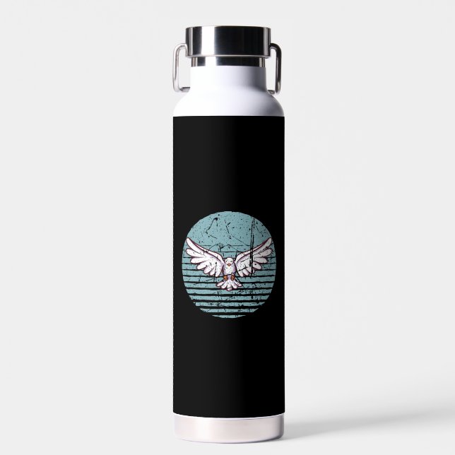 Pigeon Retro Trinkflasche (Vorne)