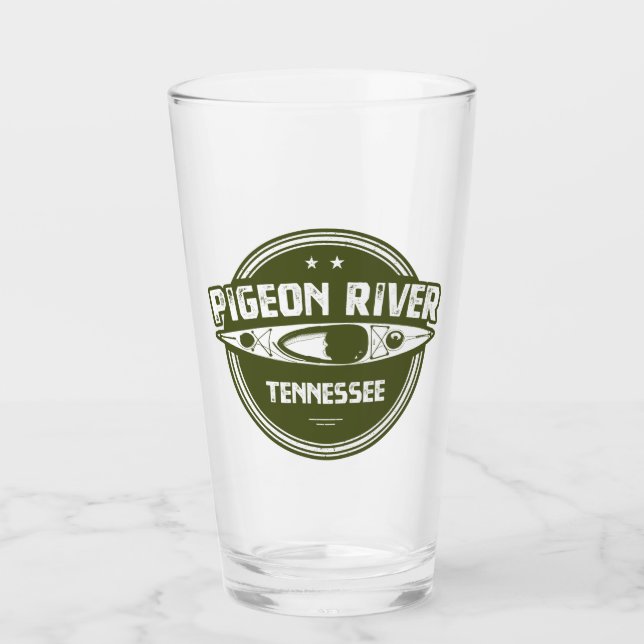Pigeon River, Tennessee Glas (Vorderseite)