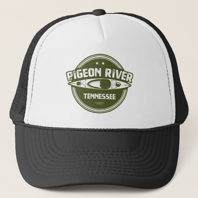 Pigeon River, Tennessee Truckerkappe (Vorderseite)