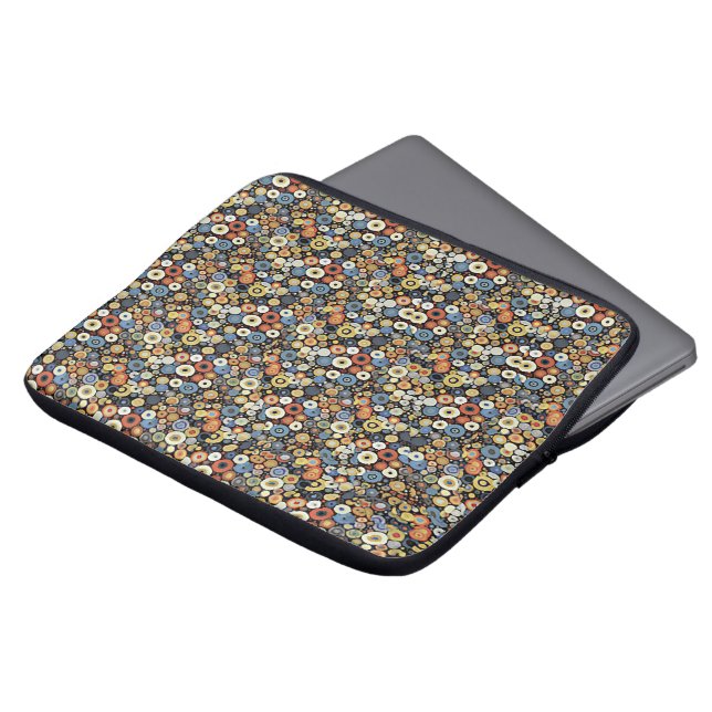 PIGEON STEREOGRAM Neoprene in 10, 13, 15 inches Laptopschutzhülle (Vorne Oben)