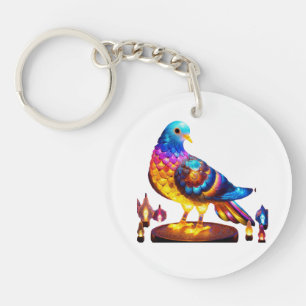 Pigeon urbain rayonnant