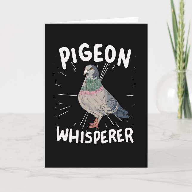 Pigeon Whisperer Karte (Vorderseite)