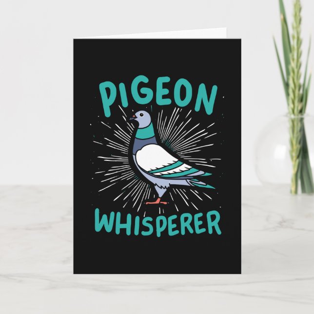 Pigeon Whisperer Karte (Vorderseite)