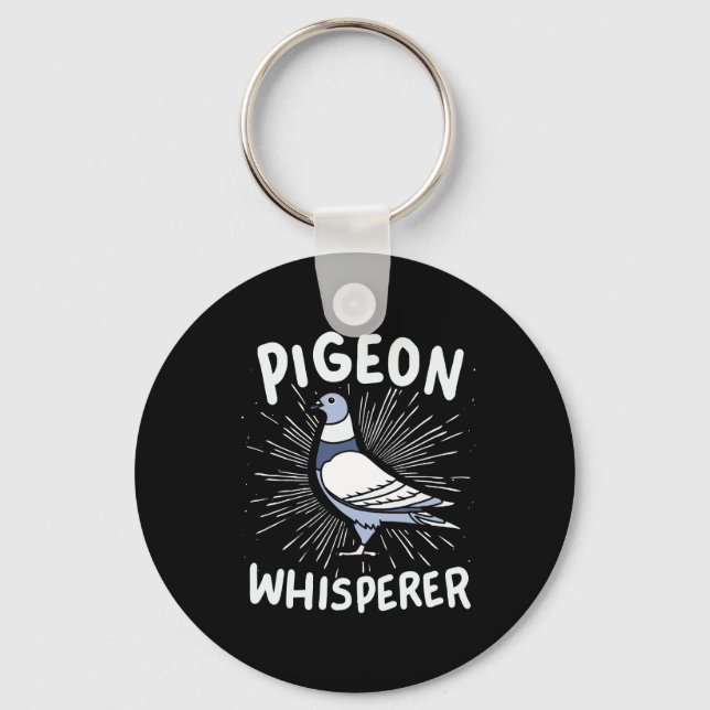 Pigeon Whisperer Schlüsselanhänger (Vorderseite)