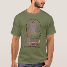 Pigeonne Crafts – Voll-Logo-T-Shirt